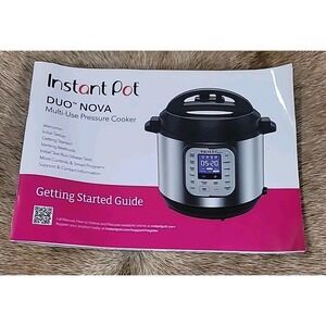 Insta Pot Duo Nova Multi- Use Getting Started Guide English/French (Manual Only)